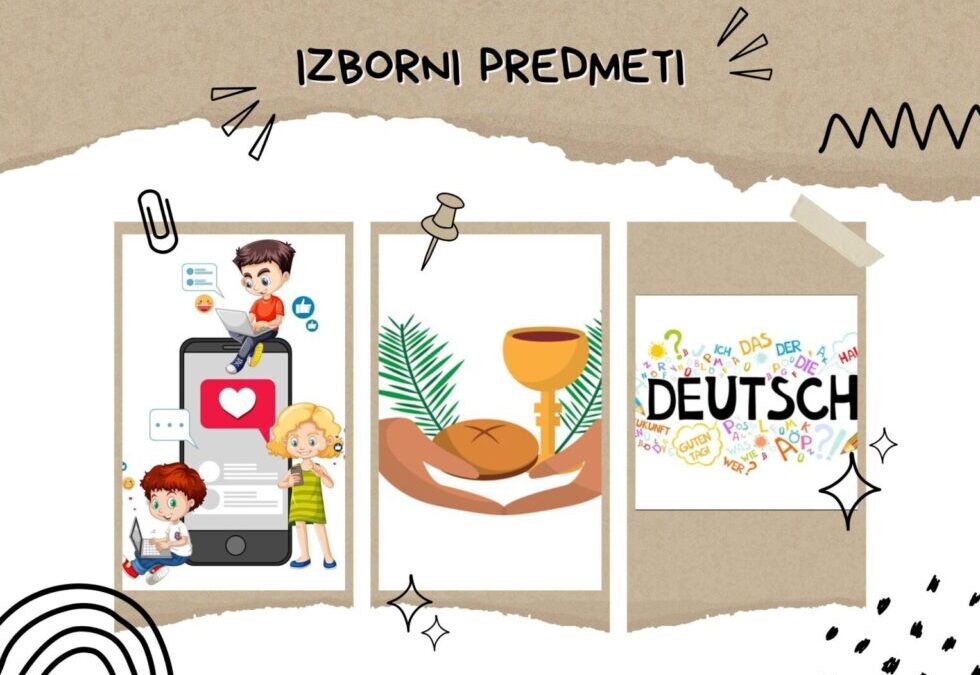 OBAVIJEST ZA IZBORNE PREDMETE