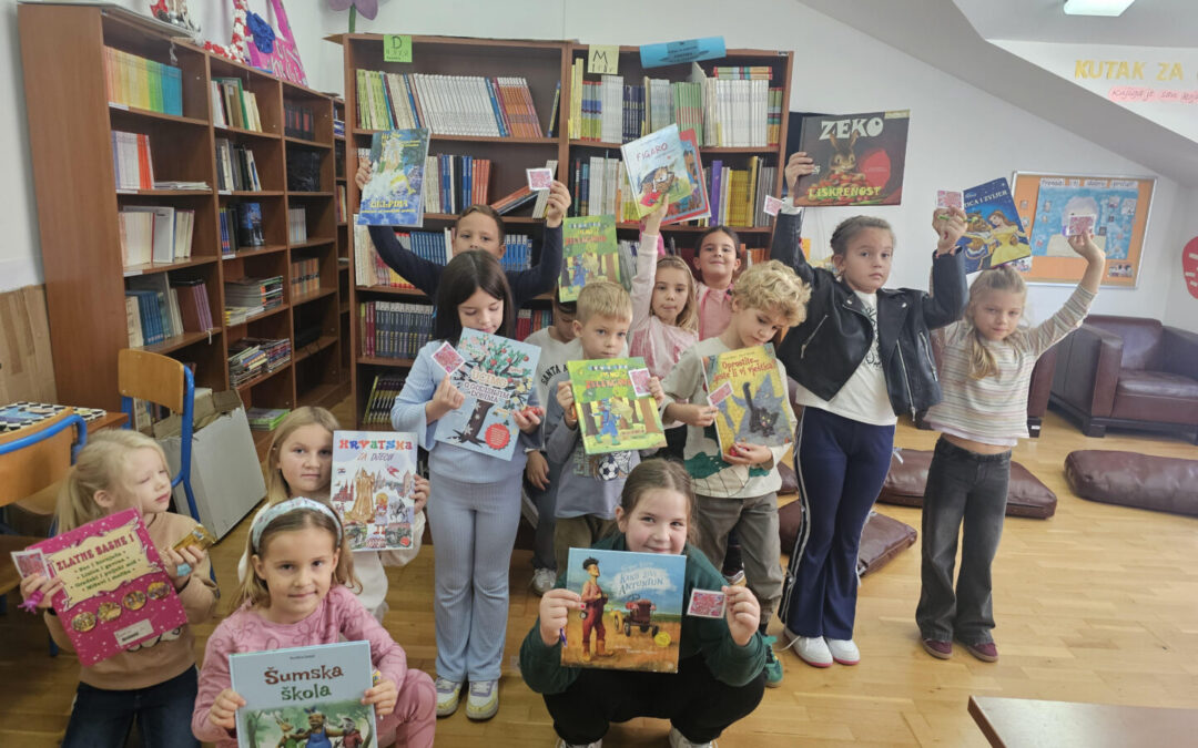 Prvaši prvi put u školskoj knjižnici