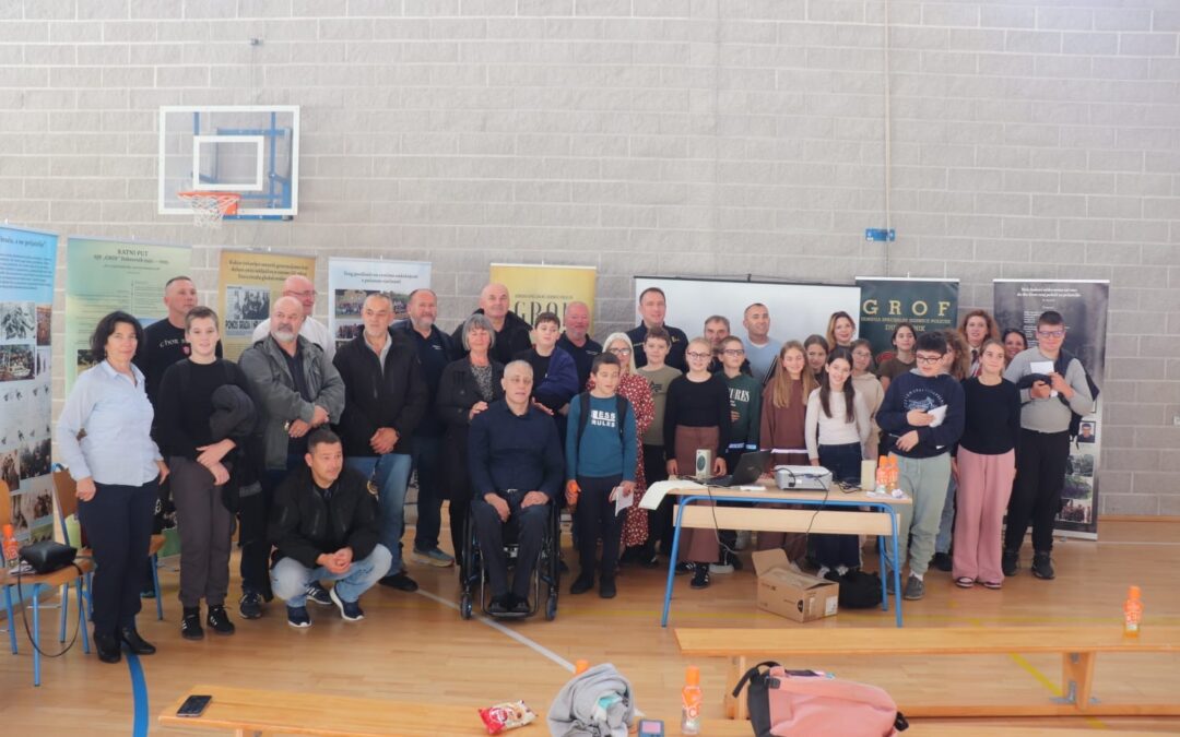 Reportaža HRT-a:„Kultura sjećanja za sigurno sutra“ u OŠ Slano