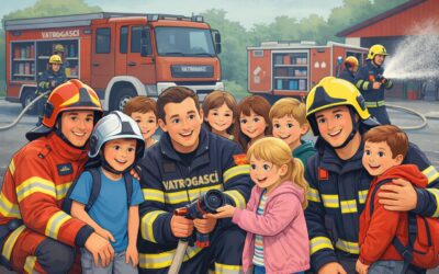 Terenska nastava u DVD-u Slano: Drugaši izbliza upoznali hrabre vatrogasce