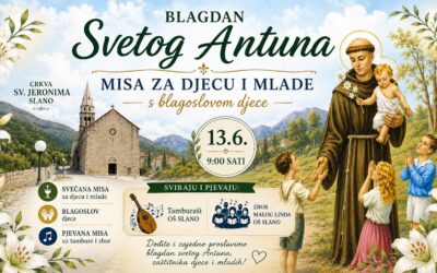Blagdan svetog Antuna Padovanskog – Misa za djecu i mlade
