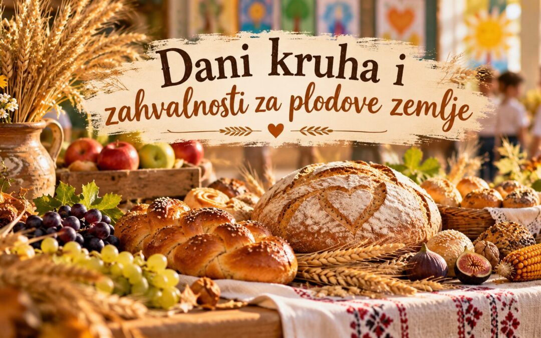 Dani kruha i zahvalnosti za plodove zemlje – zahvalnost koja nas uči živjeti